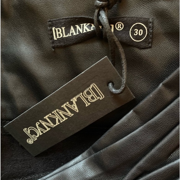 [BLANKNYC] Womens Faux Leather Pants Size Medium/Large - Picture 9 of 9
